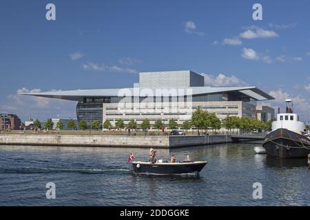 geography / travel, Denmark, Copenhagen, national opera Denmark's on the isle Holmen, Royal opera, Cop, Additional-Rights-Clearance-Info-Not-Available Stock Photo