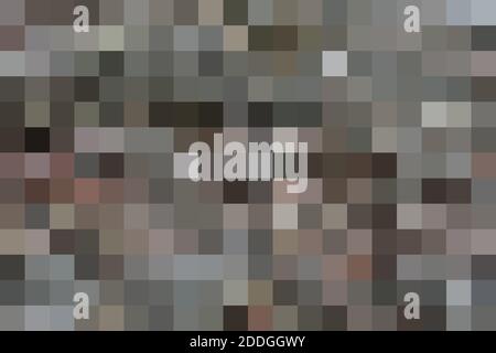 Multi-colored rectangular pixel background. The texture consisting of ...