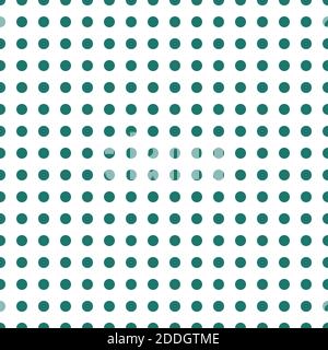 Seamless pattern with a lot or small green circles. Stock Vector