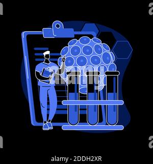 HPV test abstract concept vector illustration. Stock Vector