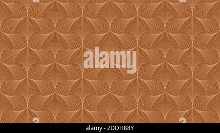 Brown seamless geometric pattern. Abstract zentangle background for wallpaper, texture, fabric and other designs. 8K Resolution. Zentangle. Vector. Stock Vector