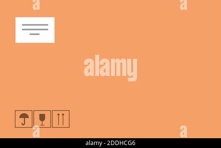 Isolated medium box delivery fast icon- Vector Stock Vector