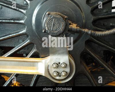 The steam locomotive named 'City of Birmingham', Train, Transport, Engine Stock Photo