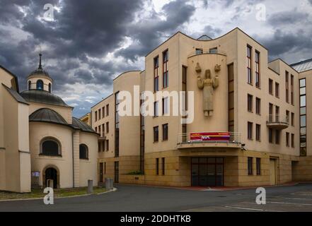 Catholic diocese in the Czech town of Ostrava Stock Photo