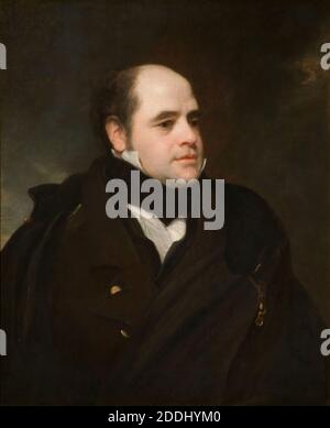 Portrait of Sir John Franklin Rn (1770-1847), 1825 By Thomas Phillips, Oil Painting, Portrait, Male Stock Photo