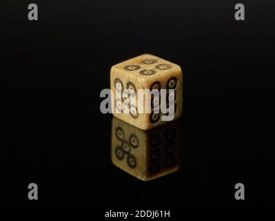 Three Dice, Ancient Egypt, Roman Period, Ancient Egypt, Antiquities, Ancient Civilisations Stock Photo