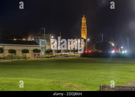 Victoria Tower from tail o bank bar Greenock Stock Photo