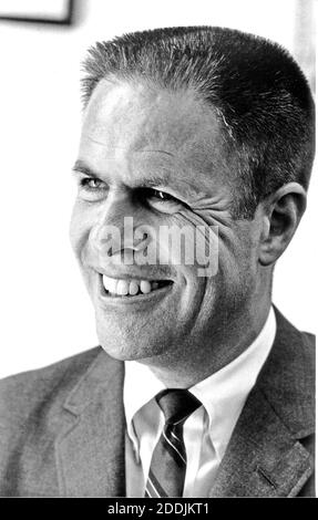 Portrait of H. R. 'Bob' Haldeman taken in Washington, DC, USA, on May 26, 1969. He served as Chief of Staff for United States President Richard M. Nixon until his forced resignation on April 30, 1973 for his involvement in the Watergate Affair. Haldeman served 18 months in prison for his role in Watergate. He was born Harry Robbins Haldeman on October 27, 1926 in Los Angeles, California. He died of cancer at his home in Santa Barbara, CA, USA, on November 12, 1993. Handout Photo by White House via CNP/ABACAPRESS.COM Stock Photo