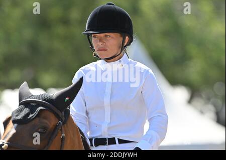 Mary Kate Olsen and Fatum compete the 6th Longines Paris Eiffel