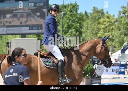 Guillaume Canet competes the 6th Longines Paris Eiffel Jumping on