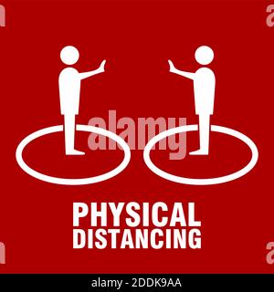 Social distance icon vector. social distancing icon. self quarantine ...