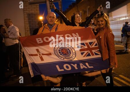 belfast glasgow loyalists bonfire protestant