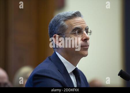 CEO of Calibra David Marcus speaks during the House Committee on Financial Services hearing regarding FacebookâÂ€Â™s new crypto currency Libra on Capitol Hill in Washington, DC, USA on July 17, 2019. Photo by Stefani Reynolds/CNP/ABACAPRESS.COM Stock Photo