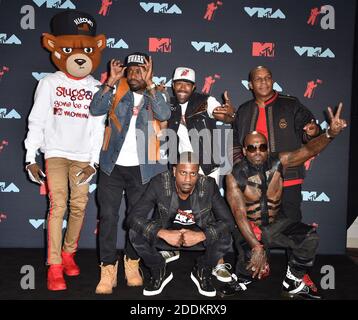 Naughty By Nature and Redman pose in the Press Room during the 2019 MTV Video Music Awards at Prudential Center on August 26, 2019 in Newark, New Jersey. Photo by Lionel Hahn/ABACAPRESS.COM Stock Photo