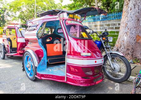 Local tricycle in Ilocos Sur, Philippines Stock Photo