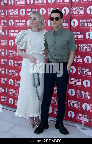 Lucy Boynton and Remi Malek attending the MiuMiu Photocall as part of the 76th Venice Internatinal Film Festival (Mostra) on September 01, 2019. Photo by Aurore Marechal/ABACAPRESS.COM Stock Photo