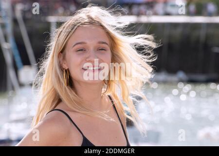 Carmen Kassovitz attending a Photocall as part of the 21st Festival of TV  Fiction at La Rochelle, France on September 14, 2019. Photo by Aurore  Marechal/ABACAPRESS.COM Stock Photo - Alamy