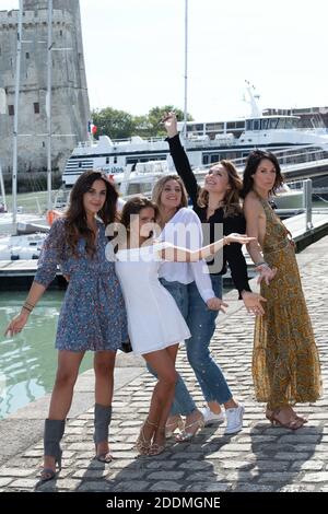 Naima Rodric, Marthe Fieschi, Jennifer Dubourg-Bracconi, Melanie Maudran and Maelle Mietton attending a Photocall as part of the 21st Festival of TV Fiction at La Rochelle, France on September 14, 2019. Photo by Aurore Marechal/ABACAPRESS.COM Stock Photo