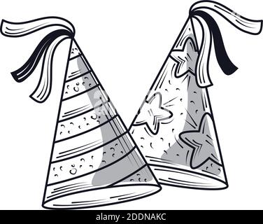 Birthday cap drawing clipart free download