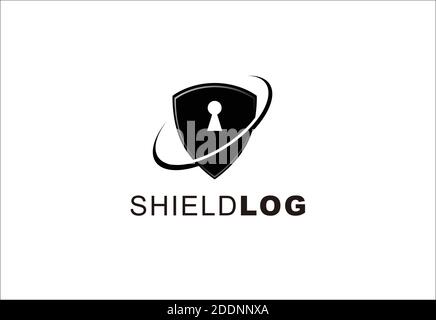 inspiration logo sign Security Shield Stock Vector