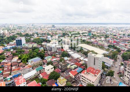 The urban landscape of Cebu City in the Philippines Stock Photo