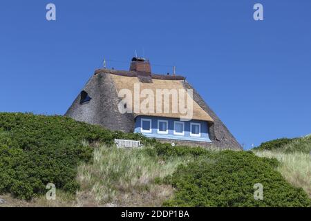 geography / travel, Germany, Schleswig-Holstein, isle Sylt, Frisian house in List, Additional-Rights-Clearance-Info-Not-Available Stock Photo