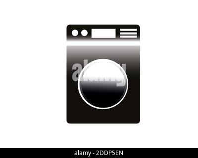 Washing machine vector isolated on white background Stock Photo
