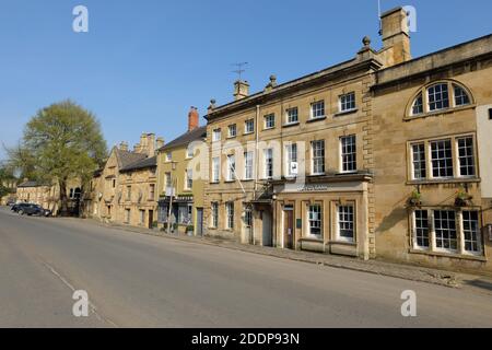 High Street, Chipping Campden, Glos, Cotswolds, England, UK Stock Photo