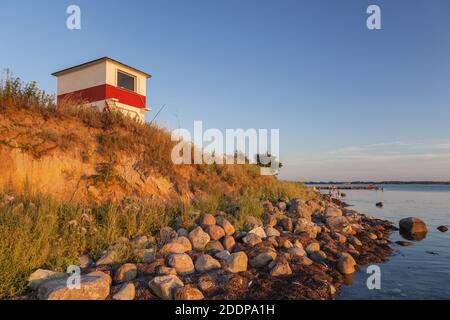 geography / travel, Denmark, Zealand, Beacon Bogo, Zealand, Additional-Rights-Clearance-Info-Not-Available Stock Photo