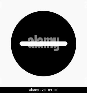 stop sign icon vector. no available sign for denied access, do not enter etc. suitable for any purposes. Stock Vector