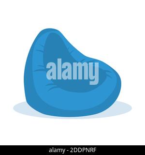 Pouf soft furniture Stock Vector