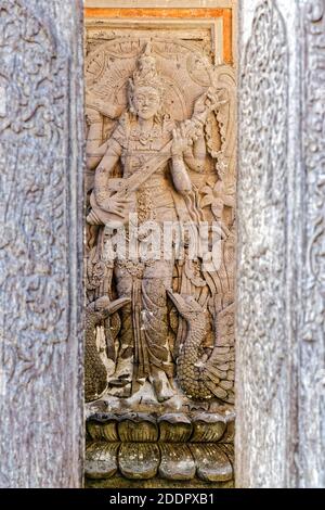 Ubud, Bali, Indonesia. 24th May, 2019. Comprised of several historic and royal buildings, Puri Saren Agung is the palace of the Ubud royal family. Stock Photo