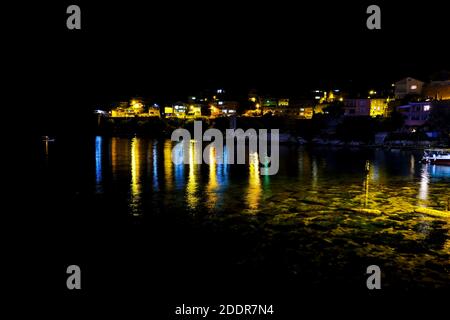 night views in bartın province amasra district Stock Photo