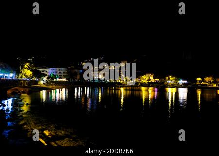 night views in bartın province amasra district Stock Photo