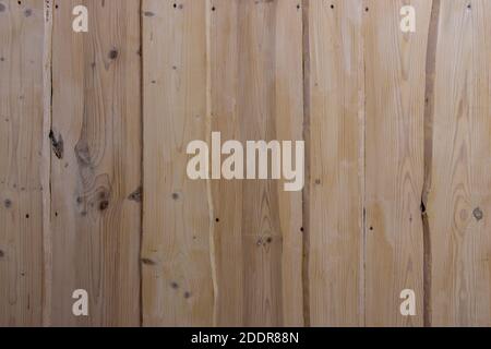 Wooden background, texture of uneven boards. Stock Photo