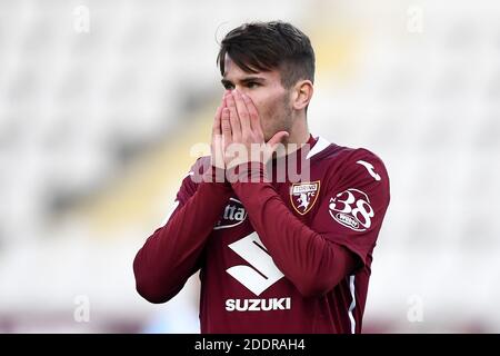 Turin, Italy. 26th Nov, 2020. TURIN, ITALY - November 26, 2020: Krisztofer Horvath of Torino FC gestures during the Coppa Italia football match between Torino FC and Virtus Entella. (Photo by Nicolò Campo/Sipa USA) Credit: Sipa USA/Alamy Live News Stock Photo