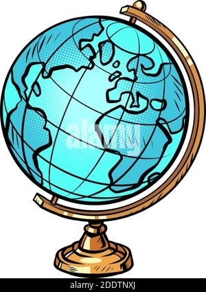 school globe planet earth Stock Vector