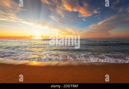 Sky background on sunset. Nature composition! Stock Photo