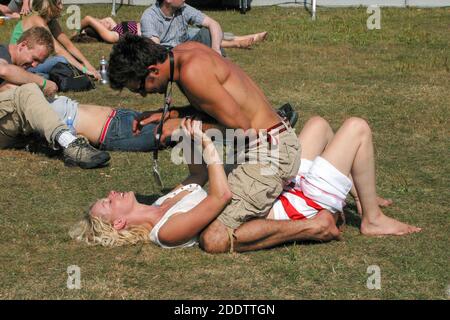 Virgin Festival V2003,Hylands Park, Chelmsford, Essex, United Kingdom. Stock Photo