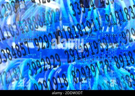 An illustrative photo about data Stock Photo