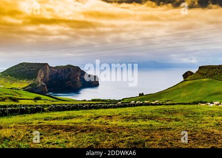 Azores Landscape Stock Photo