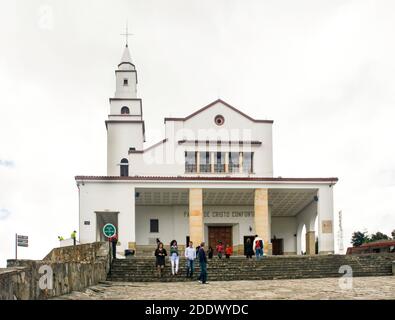 Basílica Santuario del Señor de Monserrate, Bogota, Colombia Stock Photo