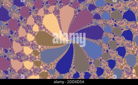Abstract fractal psychedelic background. For design and network Stock Photo
