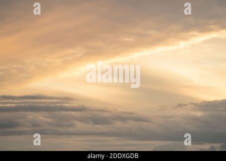 Orange golden colored abstract sky, background abstract. freedom concept, symbol of freedom. Stock Photo