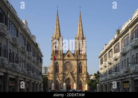 Guangzhou sacred heart cathedral Stock Photo