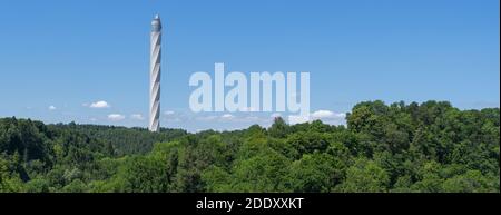 Rottweil test tower in Germany - panorama Stock Photo