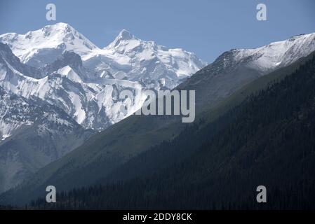 China summer tower scenic spot in xinjiang Stock Photo