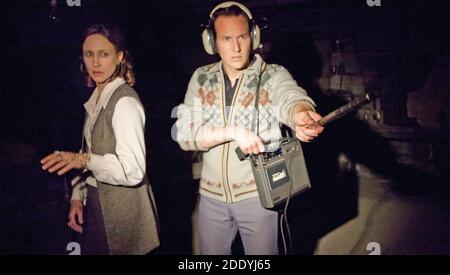 THE CONJURING 2013 Warner Bros film with Vera Farmiga and Patrick Wilson Stock Photo