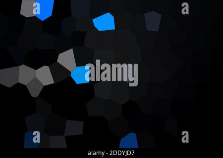 Abstract Modern Grey & Blue Crystals Mosaic Tiles Material Texture Background Stock Photo