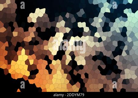 Abstract Modern Colors Crystallize Mosaic Tiles Material Texture Background Stock Photo